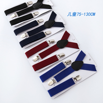 Mens and womens baby childrens strap clip clip pants elastic strap Black anti-off elastic strap pants clip