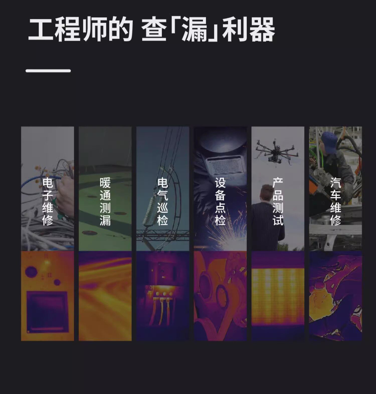 Тепловизор 海康威视h21pro h23热成像仪地暖水管测漏可选微距镜头智能检测 Hikvision