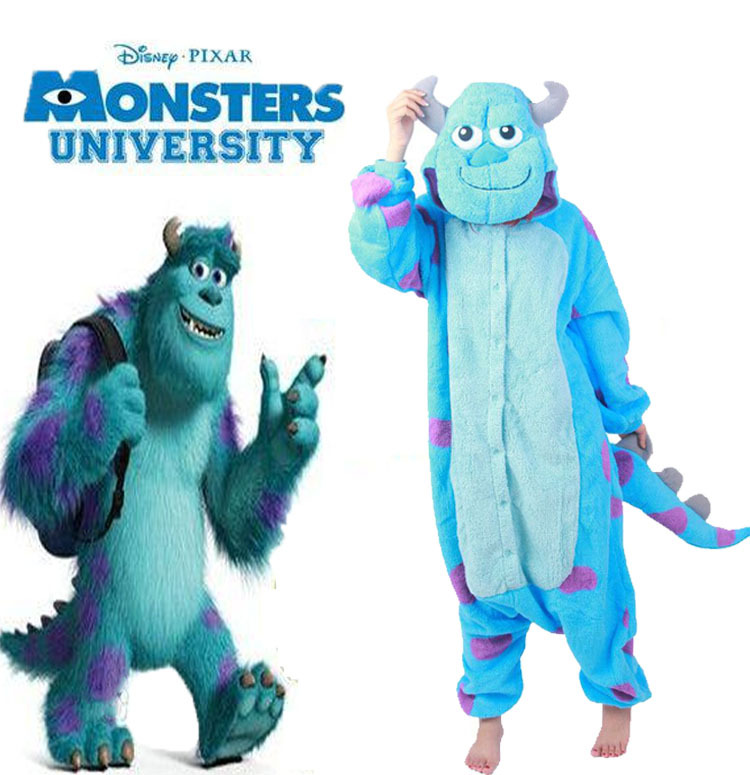 Halloween Family Costumes Long-Haired Monster Sullivan Performance Costume Monsters, Inc. Monsters University Cosplay Game Uniform