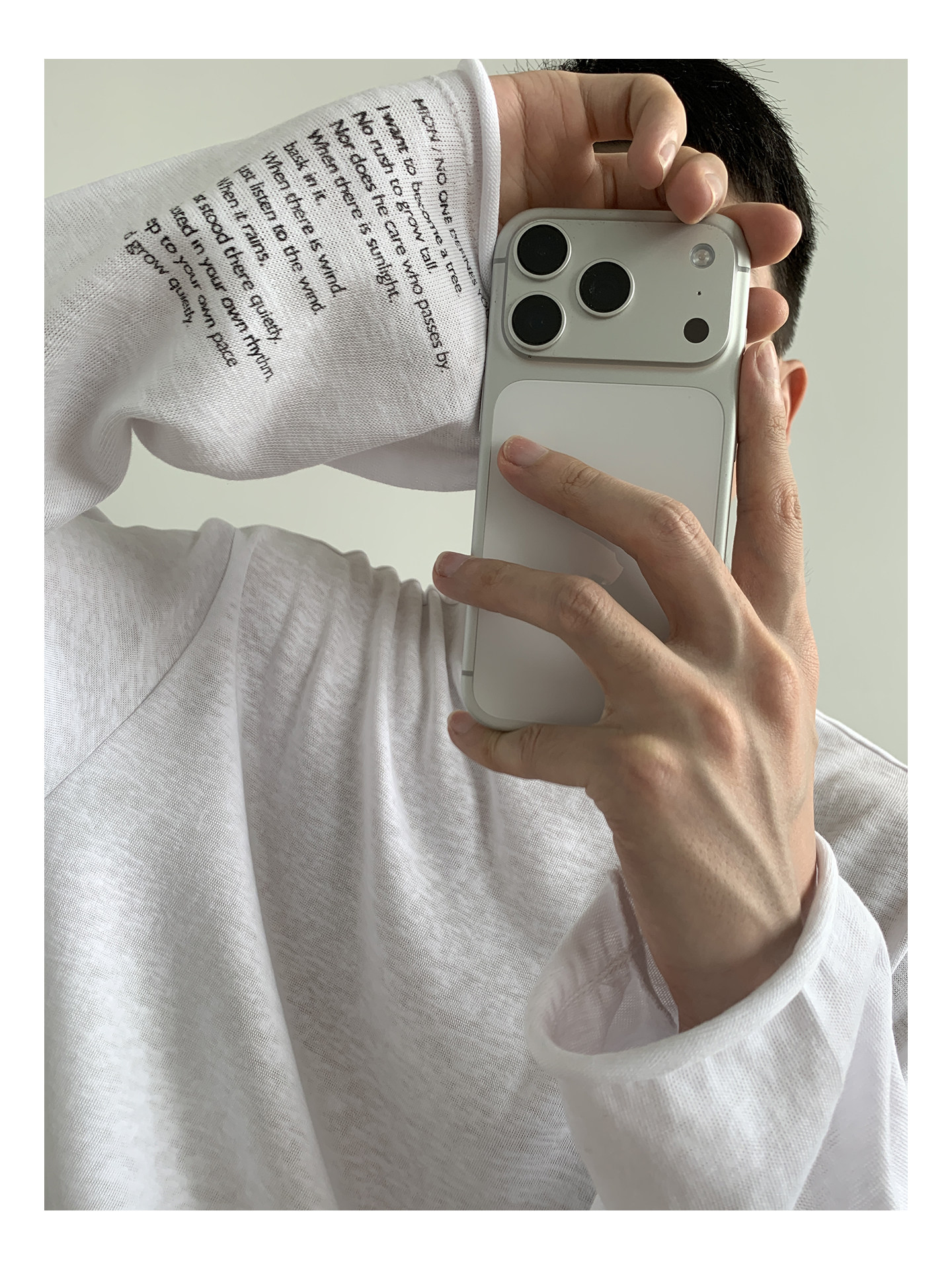 MION Relaxed Slub Cotton Long-Sleeve Tee