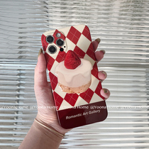 Yoona Home rig strawberry cake holder for iPhone12promax Apple 11 phone case x xS