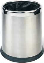 Hotel double-decker room bucket trash can Stainless steel bucket cleaning bucket