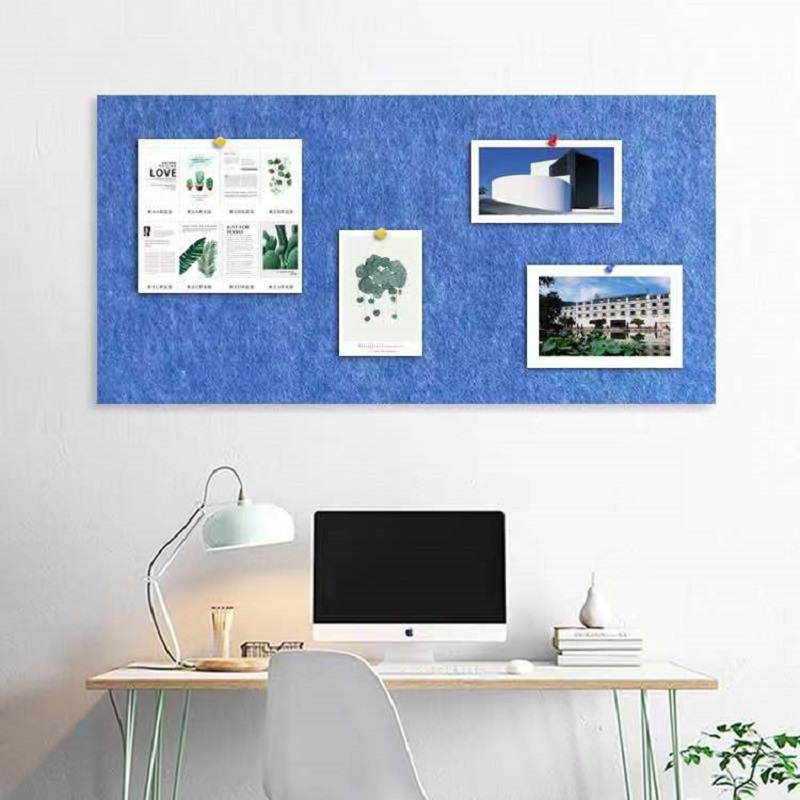 The work shows a colored felt board felt wall sticker message board bulletin board photo wall background wall felt cork board