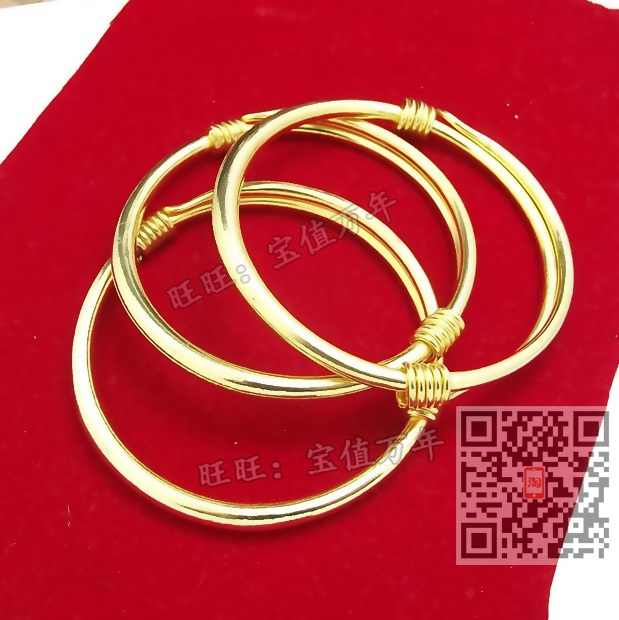 Chính hãng không mạ rắn handmade đồng bracelet sức khỏe linh hồn ma quỷ điều chỉnh kích thước dải ánh sáng tinh khiết brass bracelet