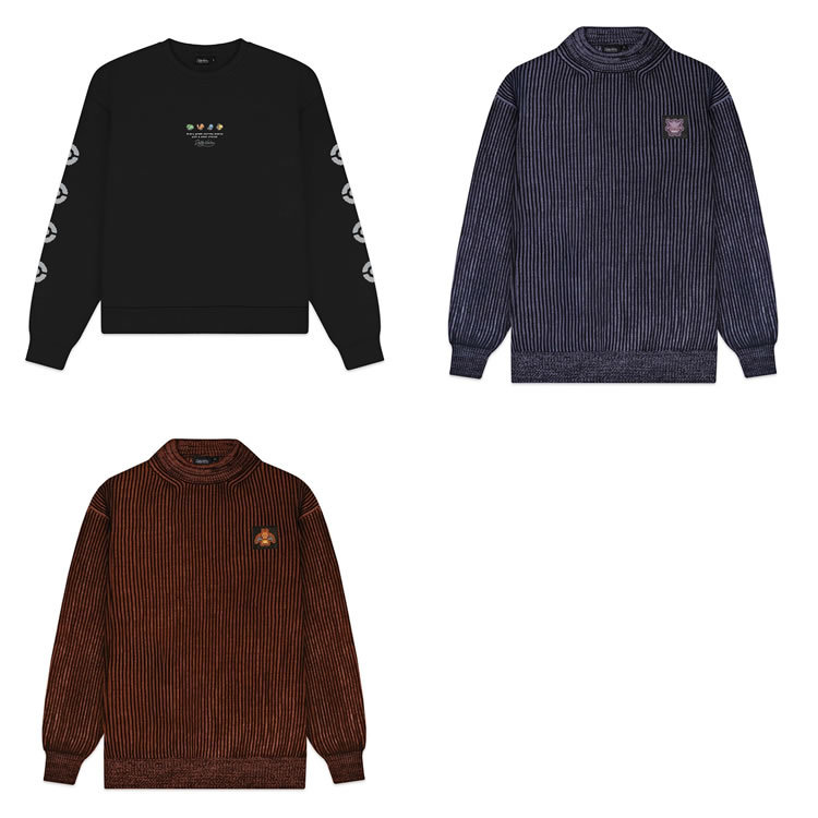 American Version of Dolly Noire Pokémon Center Gengar Charizard Pixel-Style Knitted Sweater American Version of Dolly Noire Pokémon Center Gengar Charizard Pixel-Style Knitted Sweater