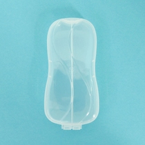 Childrens fork and spoon storage box baby baby tableware box fork spoon carrying box toothbrush box double storage box storage box