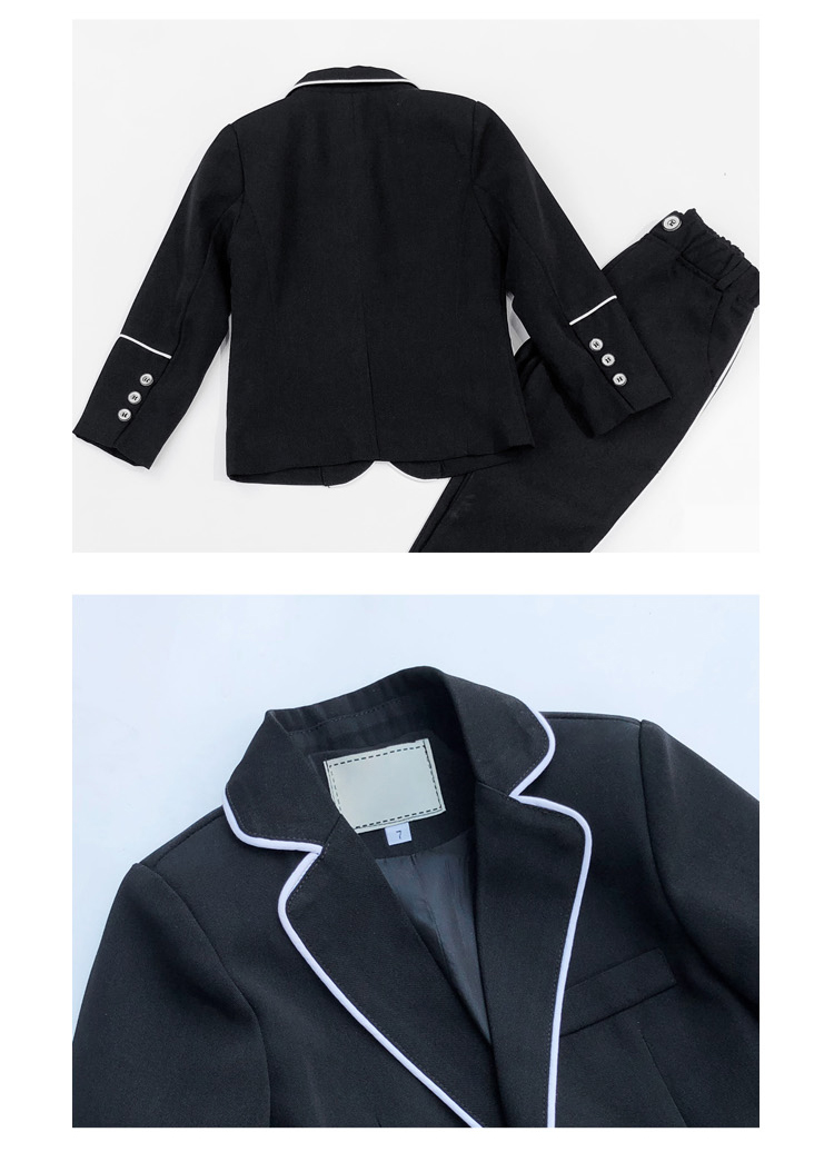 Bộ đồ trẻ em, áo blazer dài tay, trang phục bé trai, phong cách châu Âu và Mỹ, bé trai, trẻ em, váy, bộ vest quý ông đầm cho bé gái