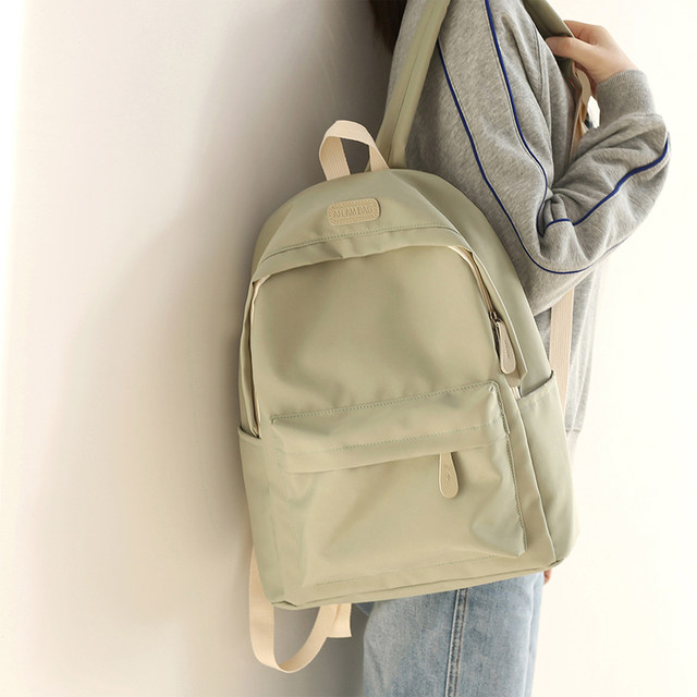 Harajuku ulzzang backpack ງ່າຍດາຍຂະຫນາດໃຫຍ່ຄວາມອາດສາມາດ backpack ແມ່ຍິງ junior ໂຮງຮຽນມັດທະຍົມນັກສຶກສາໂຮງຮຽນມັດທະຍົມ schoolbag ຊາຍ