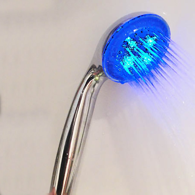 Three-color color-changing luminous LED light shower shower temperature-sensitive shower head bath faucet shower head
