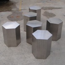 Art art custom-made side several outdoor special-shaped sitting stainless steel hexagonal seat bench garden decoration stool