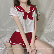 Orange Taste Meow: Day Ensemble Jk Bow Tie Sailor Collar Uniform Female Academy Wind Student Suit Sexy Ultra Short Skirt Summer