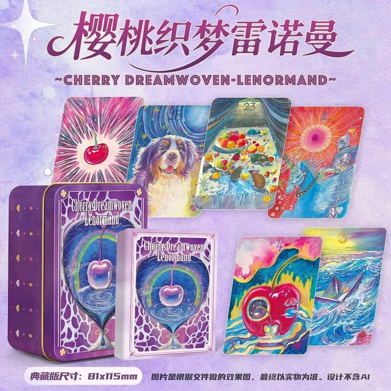 Authentic Cherry Dream Weaver Lenormand, Beautiful and High-Quality Rana System Lenormand