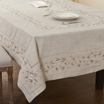 (A variety of new) large super long Western food tablecloth embroidery foreign customers gift rectangular large tablecloth