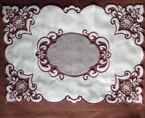 Moroccan export hollow embroidery mesh western food table flag pad Vase decoration exquisite foreign gifts