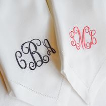 Wedding Western-style event party commercial gift restaurant embroidery Logo napkin custom planning shooting props