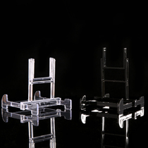 Disc square tray bracket plastic shelf porcelain tray display rack acrylic shelf handicraft ornaments plate bracket