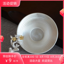 Tea drain pure silver 999 plum blossom pure handmade tea filter creative tea filter silver tea set tea drain silverware tea sea gift