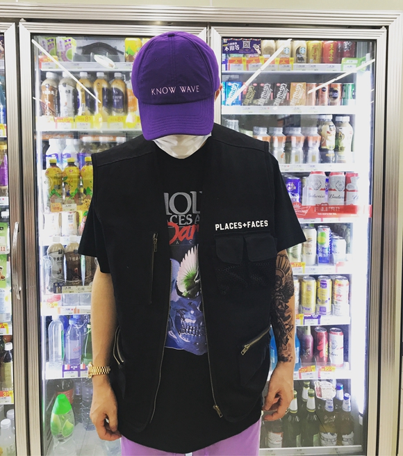 High Street Harajuku Tooling Pocket Châu Âu và Hoa Kỳ Dòng người nhồi bông gà hoang với cùng một đoạn vest vest vest Y Yifan P + F áo ba lỗ nam tập gym