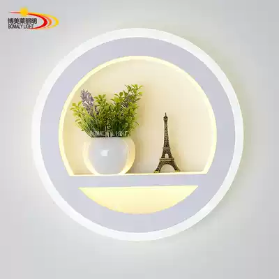 Dimmable creative bedside wall lamp modern simple bedside lamp bedroom wall lamp children's room warm wedding room lamps
