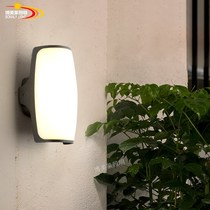  Wall lamp Outdoor waterproof led outdoor wall lamp Modern simple courtyard aisle staircase terrace Balcony door light