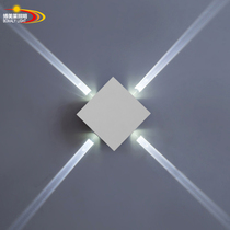  led bar Internet cafe KTV club indoor wall lamp postmodern creative cross starlight lamp background wall decoration lamp