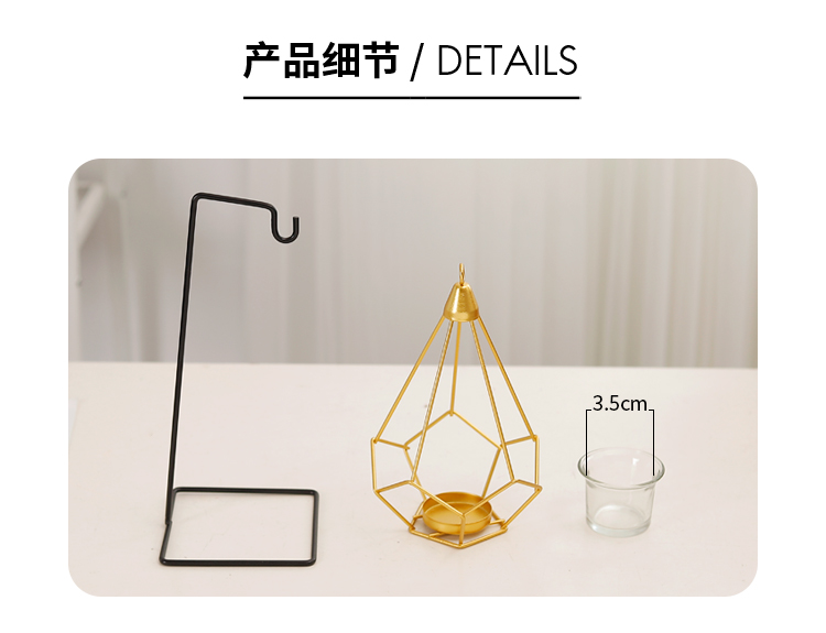Phong cách Bắc Âu INS thơm nến giữ trang trí nhỏ phong cách châu Âu phòng khách phòng ăn hiên rượu tủ trang trí đồ trang trí phụ kiện trang trí kệ tivi