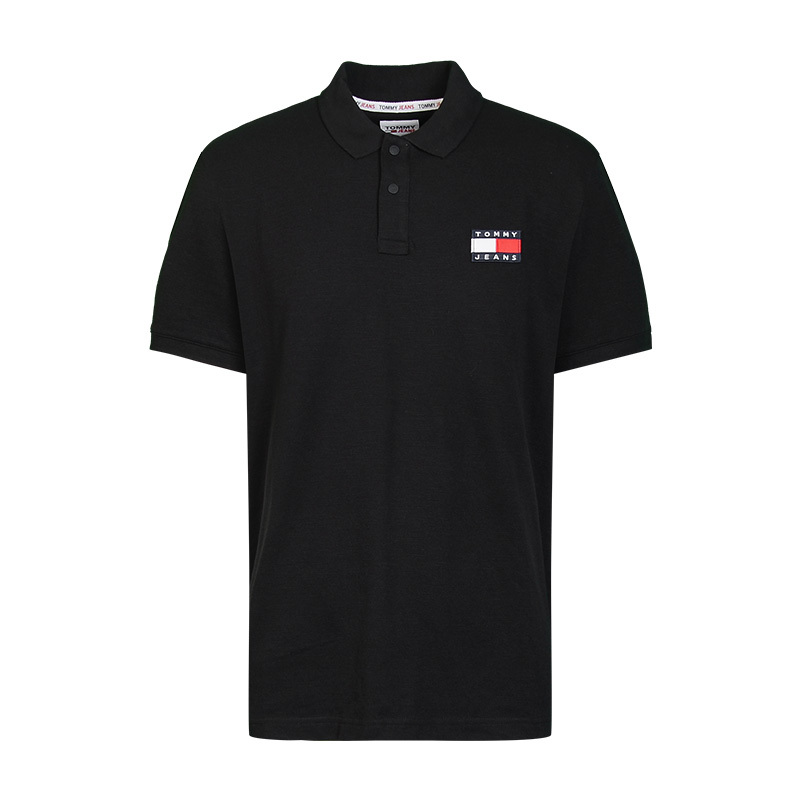Tommy Hilfiger Men's Short-Sleeved Polo Shirt Casual Business Men's Half-Sleeved New Style