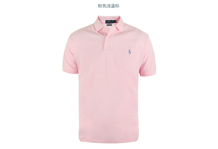 Mỹ thư trực tiếp Polo Ralph Lauren Ralph Lauren nam phiên bản tiêu chuẩn cổ điển của bông ngắn tay áo Polo