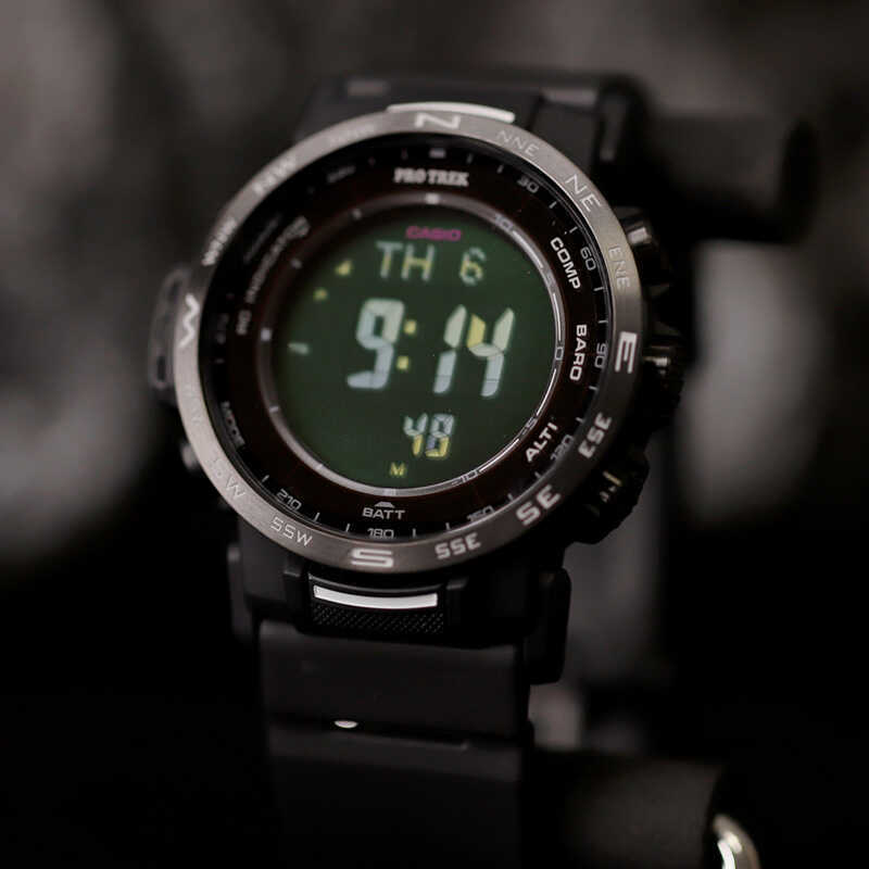 New Casio Protrek Outdoor Mountaineering Watch Men's Sports Waterproof Solar Radio Wave Prw-35Y-1B