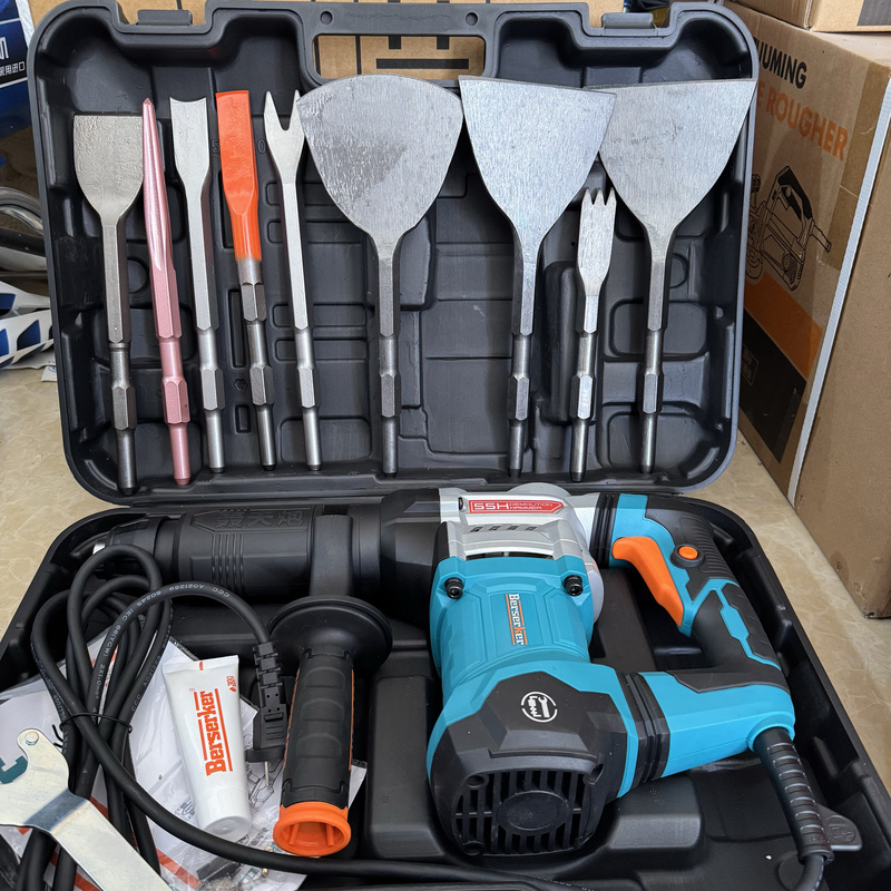 High-Power Sky-Blasting Electric Pickaxe, Copper Dismantling Tool, Complete Set for Dismantling Old Motors, Waste Copper Wire, Coil Disassembly, and Motor Removal