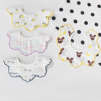 ins new gauze sprinting towel surrounding mouth Summer thin Baby surrounding mouth surrounded by newborns Absorbent Breathable bib