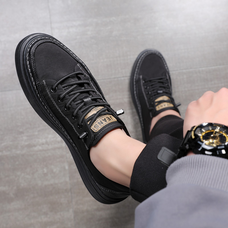 Men's shoes spring and summer 2022 new canvas shoes men's skate shoes Korean version of the trend casual shoes men's British all-match cloth shoes