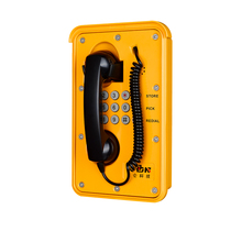 Wall-mounted aluminium alloy waterproof riot mining moisture-proof telephone metro tunnel Emergency dispatch IP telephone