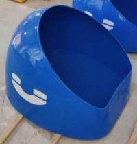 Dust-proof anti-rain cover Telephone booth GRP mould Forming waterproof cover Telephone anti-rain cover 690 * 477 * 800