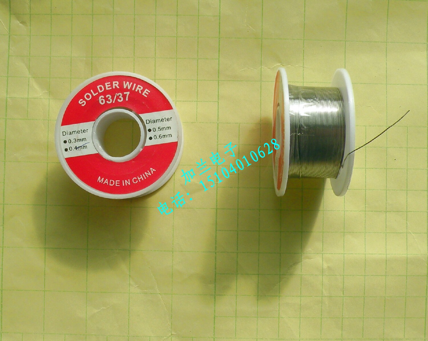 Ginley Foreign Card Premium Weld Tin Silk 0 4mm 4mm * 35g Low Melting Point With Rosin Circuit Board Welding Tin Wire