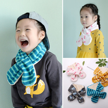 Childrens warm scarf Mens and womens baby velvet warm windproof collar autumn and winter thickened baby neck cover