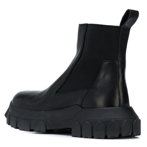 Martens, высокие челси на платформе, удерживающие тепло короткие сапоги, из натуральной кожи, европейский стиль