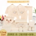 Bộ quần áo cotton cho bé sơ sinh 0-3 tháng 6 mùa thu đông vừa chào đời set hộp quà tặng quần áo sơ sinh cao cấp Bộ quà tặng em bé