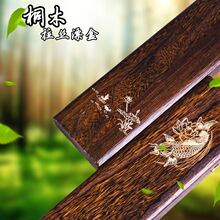 High end wooden float box, paulownia float fish float box, lengthened solid wood fish float box, free fish float fishing tool box