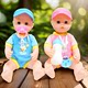 Le Baolin Drinks Water and Pees Blinking Doll Vinyl Doll Toy 8 Accessories 38cm Play House Toy Gift