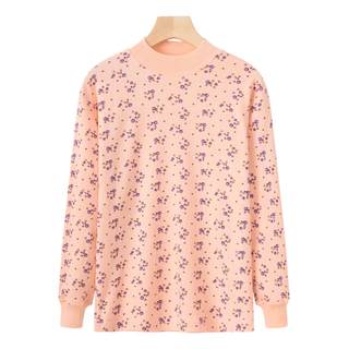 中老年单件上衣老年人中高领棉毛衫女士秋衣纯棉保暖内衣上衣