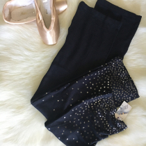 Zhongba Meilu Quartz Ballet Warm Leggings Velvet Extended hair leggings Star leggings Socks