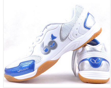 Ximen Ping Pong Butterfly Butterfly WIN-8 Table Tennis Shoes Blue and White 60 Years Commemorative Edition