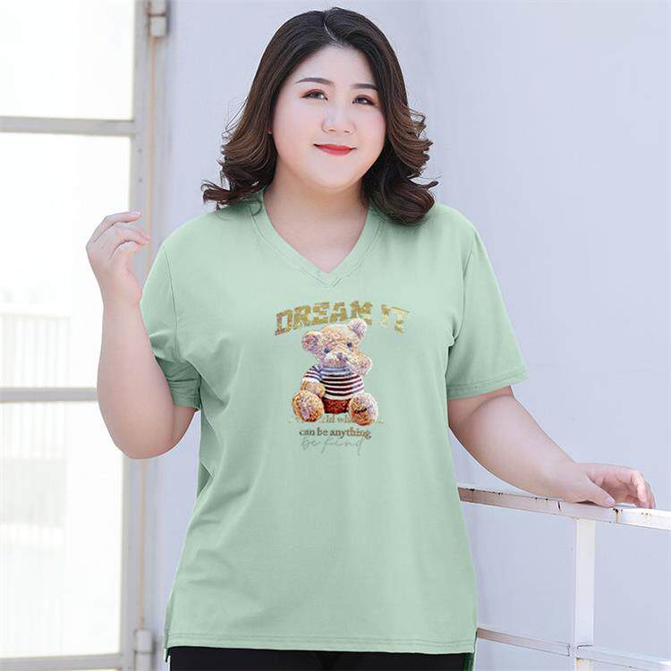 Летняя шелковая однотонная футболка, большой размер OTHER / Other 