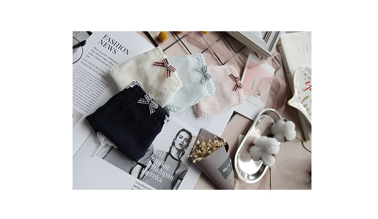 Quần lót nữ cotton rỗng cotton 裆 cô gái eo giữa cô gái quần lớn kích thước quần lót nữ - Tam giác sịp nam cao cấp