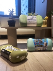 Подушка 日本慢回弹记忆棉骨头枕腰靠枕头靠枕枕套可拆洗天鹅绒腰垫护颈枕