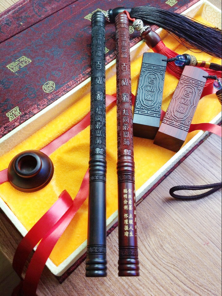 Dog year newborn baby hair stylus Brush Pen Umbilical Cord Souvenir package to be made