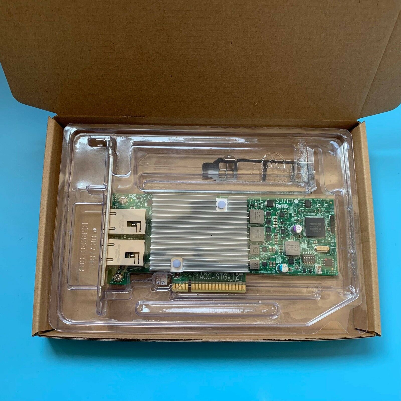 Ultra Micro Gigabit Port Pcie network card AOC-STG-I2T Intel X540-T2 group Hui esxi pass-through