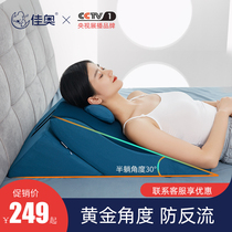 Gastroesophageal anti-flow slope cushion mattress for the elderly bile acid reflux heartburn returning to the bed triangle pillow artifact