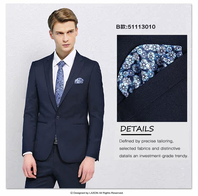 Costume homme LAXDN en polyester pour printemps - Ref 1564949 Image 12